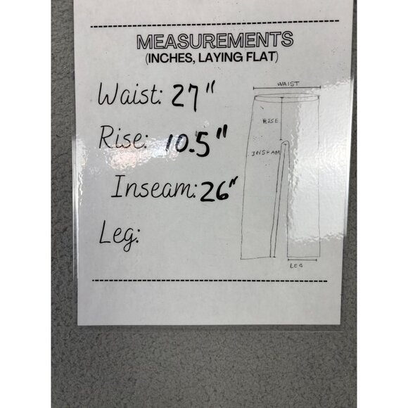 Indigo Rein Juniors' Women's Beige Baggy Denim Jeans Straight Leg Crop 7 NWT's - Picture 8 of 8